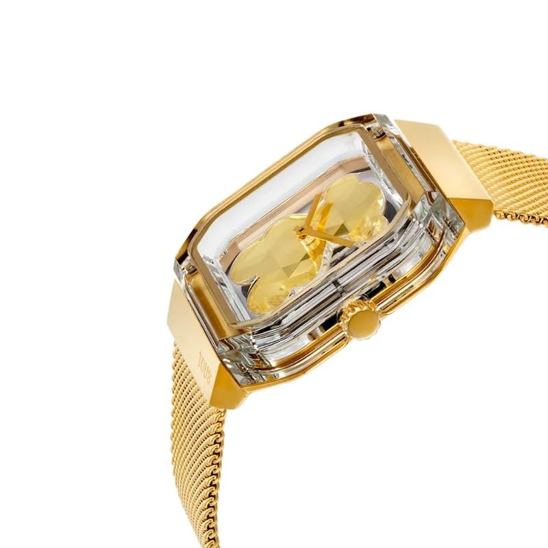 TOUS Montre analogique avec bracelet en acier D-Bear Party