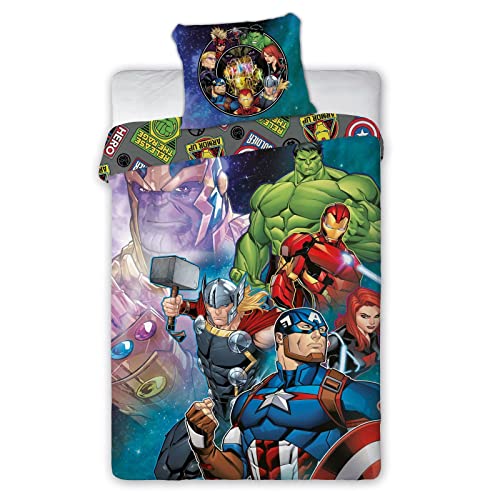 Funda Nórdica Avengers: Juego de Funda