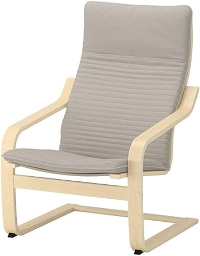 IKEA Poang Sillón Abedul Chapa Knisa Beige Claro 792.407.90