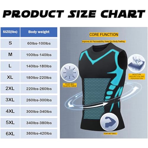 Maynox Vitaboost Compression Shirt, Maynox Compression Shirt, Ionic Shaping Sleeveless Vest2