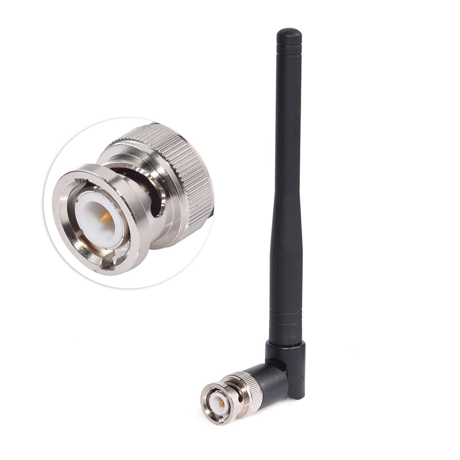 Bingfu Lot De 2 Antennes UHF Mâle BNC 400-960MHz - Pour Récepteurs Microphone Sans Fil Et Radio-Amateur