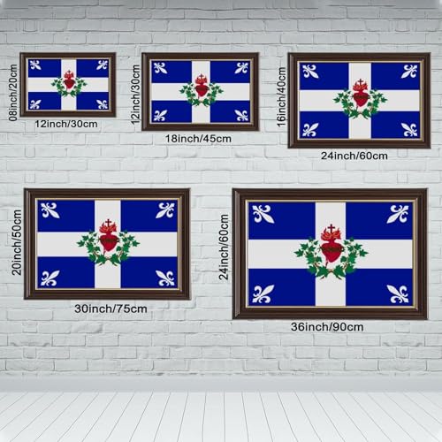 Drapeau du Sacré-Cœur impression sur toile haute définition grand format