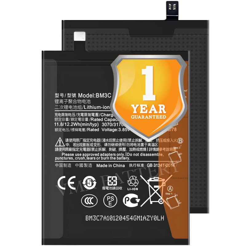 Image of Original BM3C Battery Compatible for Xiaomi Mi7 (NOT REDMI 7) - 3170mAh - 1 Year Warranty K7