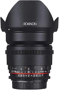 Rokinon DS16M-MFT 16mm T2.2 Cine Wide Angle Lens for Olympus and Panasonic Micro Four Thirds