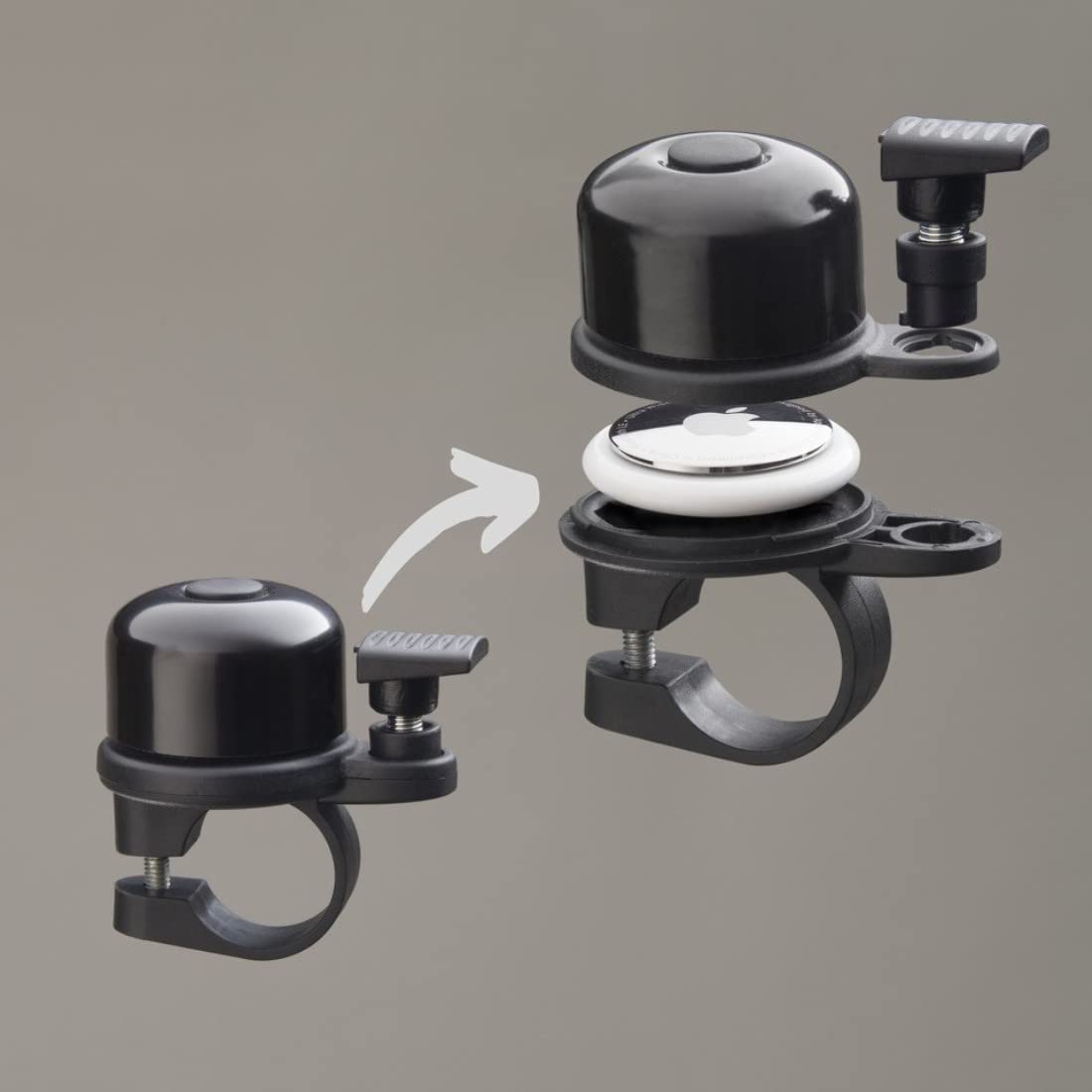 Campanello Bicicletta ""AirBell"", Con Supporto Per AirTag, 2 - Foto 12