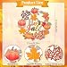 Imagen de Decoración de Otoño de Madera 21 x 21cm Letrero Decorativo Hello Fall Regalos de Acción de Gracias para Decoración del Hogar de Granja