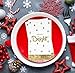 100 Pack Christmas Guest Napkins Merry & Bright – Holiday Party Paper Napkins with Gold Foil and Christmas Tree Design for Dinner, Cocktail, and Dessert Tables