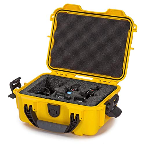 Image of NANUK 904 Hard Case with Foam - IP67 Waterproof Protective Case for Camera, Drone & Gear - Impact-Resistant & Dustproof - Perfect for Travel 10.2 inch x 7.9 inch x 4.5 inch - Yellow