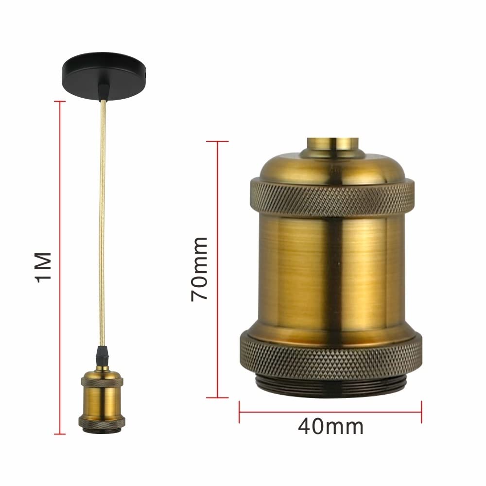 Innenbeleuchtung, 10 Stück/Lot, AC110V/220V, Vintage Edison Lampenfassung E27, Lampensockel, Industrielle Retro-Fassung