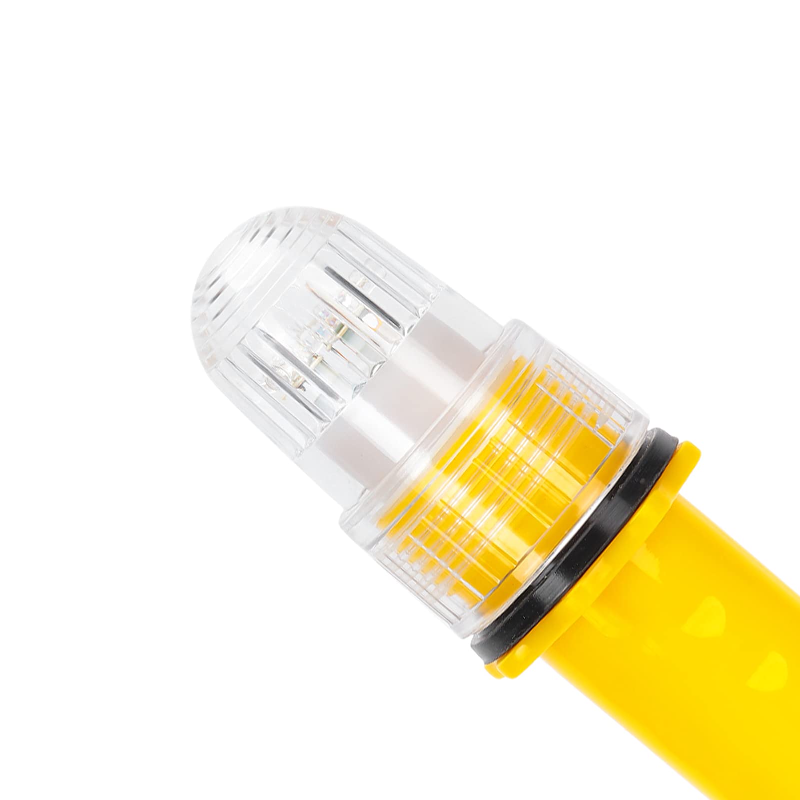 Tiiyee Faro di Sicurezza, Avviso Pericolo Emergenza Barra Illuminazione Lampeggiante Kit di Segnale Elettronico Soccorso Visivo Esca Lampada Strumenti per Pesci Sostituzione Diretta (Giallo)