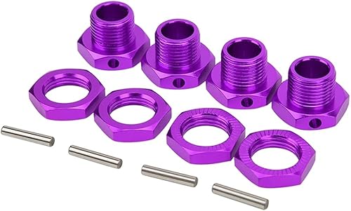 Miniatura 7 de 4pcs 17mm Wheel Hex Nuts Mount 4pcs for RC 15 TRAXS X-maX 77086-4 HSP RC Car - (Color 4pcs)