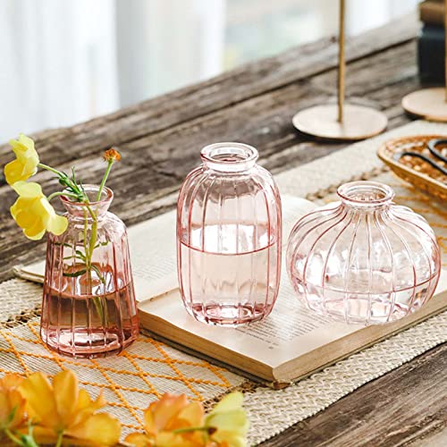 Vase décoratif design transparent pour centre de table mariage champêtre chic - 4
