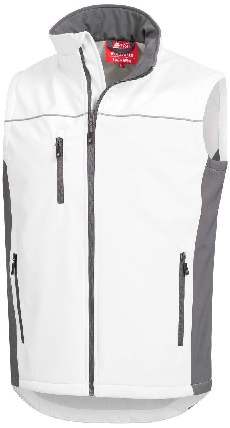 Nitras Herren Nitras Motion Tex Light Softshellweste "Apache" Größe XL in grau/schwarz