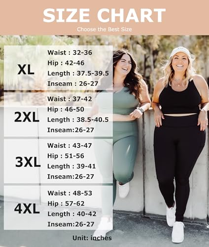 Image of NEW YOUNG Capri Leggings with Pockets for Women High Waisted Workout Leggings Tummy Control Yoga Pants