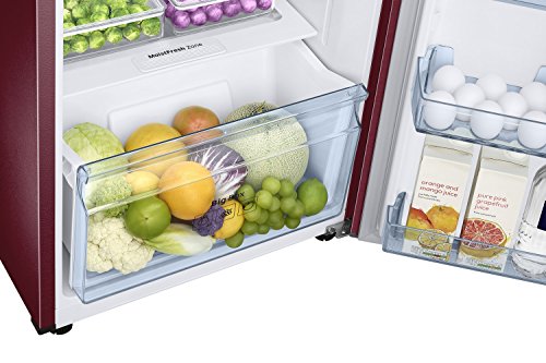 Image of Samsung 253 L 2 Star Frost Free Double Door Refrigerator Appliance(RT28N3342R2 /HL, RT28N3342R2 /NL, Star Flower Red, Inverter Compressor, 2022 Model)