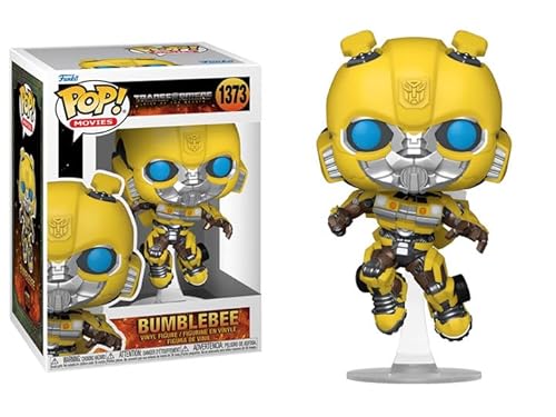 Funko Rise of The Beasts + Protector: Transformers Pop! Movies Vinyl Figure (Bundled with ToyBop Box Protector Collector Case) (Bumblebee)