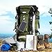 Portable Solar Charger, BEARTWO 10000mAh Ultra-Compact External Batteries with Dual USB Ports, Solar Power Bank with Flashlight for Camping, Outdoor Activities