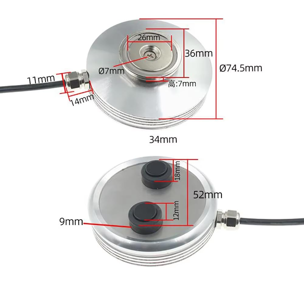 Toplionace Controlador de Sensor Ultrasónico Magnético de Nivel de Líquido de Acero Inoxidable, Transmisor Integrado para Medidor de Nivel de Líquido (0-10V, 5.0M)