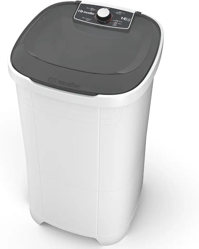 Mueller Máquina de Lavar Roupa Semiautomática Tanquinho 14 kg Branco 220V MLT14B