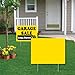 Corrugated Plastic 4MM YELLOW Sign Blanks – 18H”x24W” BNDL/25