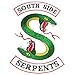 Riverdale Large Southside Serpents Patch Sew or Iron on Patches Cool Biker Back Embroidered Applique Patches for Jacket Shirts Backpacks Clothes Hoodie (3 Piece Set)