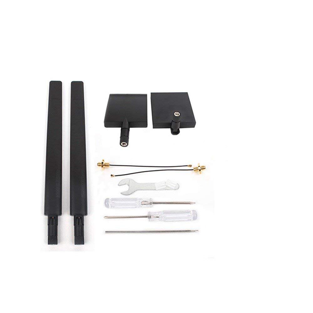 1 paio di 2.4G 7DB Flat Directive Antenna Range Extender e 1 paio di 2.4G 8DB Omni-Directional Signal Range Booster Kit per Mavic PRO/Air/Mavic 2/Mini and Spark