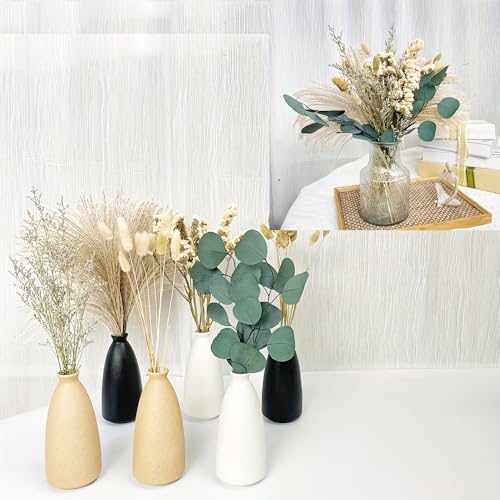 Flores secas naturales mezcla Pampas Eucalipto Boho decoración miniatura 2