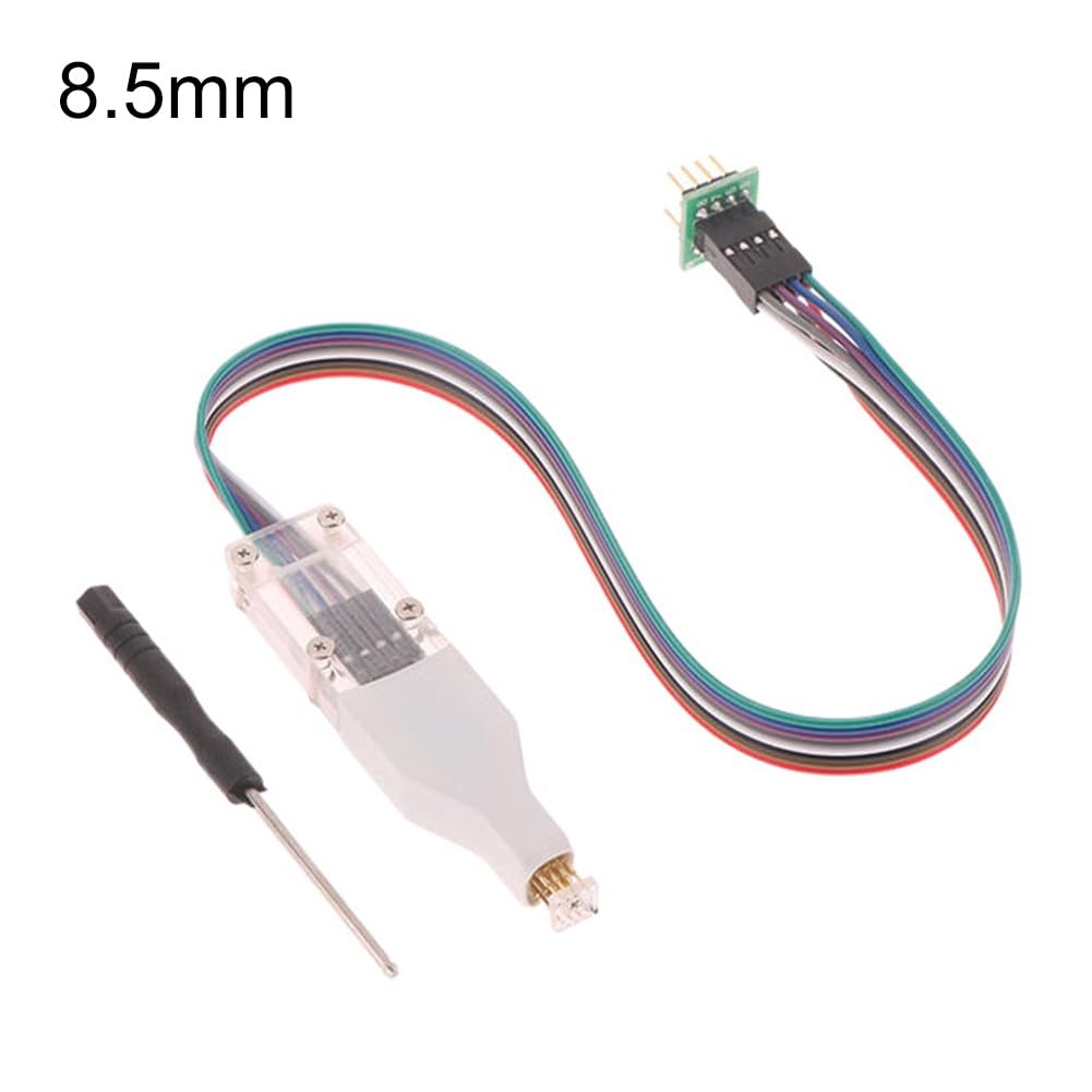 SOP8 SOIC8 WSON8 QFN8 Chip Test Cavo, 30 cm Programmazione Flessibile con Deflettore di Posizionamento Rimovibile, Adattatore passo 44mm a 85mm TV Computer Automotive Scheda madre
