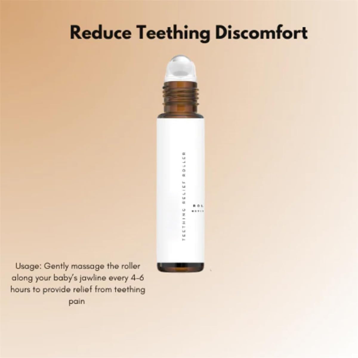 Rouleau D'Huile De Dentition Velaria - Soulagement Naturel Douleur Bébé 10ml