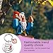 QUIHUD Gnomes Gifts For Women Birthday Christmas Gnome Gifts For Girls Friend Daughter Sister Bestie Keychain