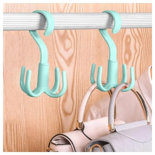 360 Degree Rotating Hook, Multi-Functional No Drill Wall Hook Organizer for Coats, Bags, Scarves, and Accessories