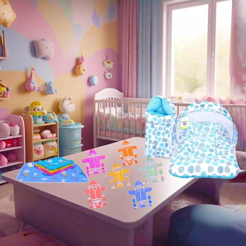 Image of Toddylon New Born Baby Gift Set 40 in 1 Hospital Essentials Combo (0-6 Months)