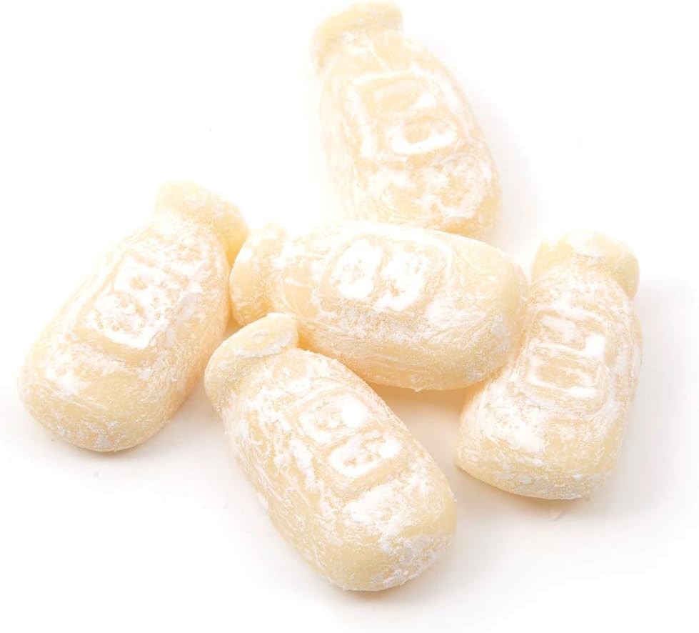 Dusted Milk Bottles (1.6kg) | Classic UK Sweets
