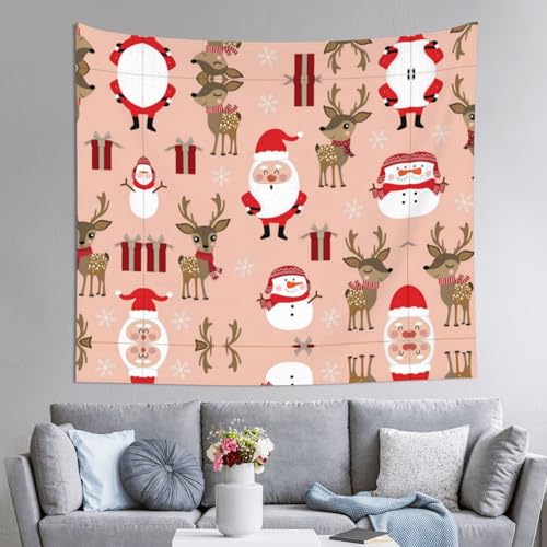 Tapisserie artistique de Noël idée cadeau décoration pour chambre et séjour