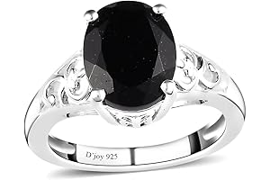 Shop LC Enchanting Black Tourmaline Vintage Ring