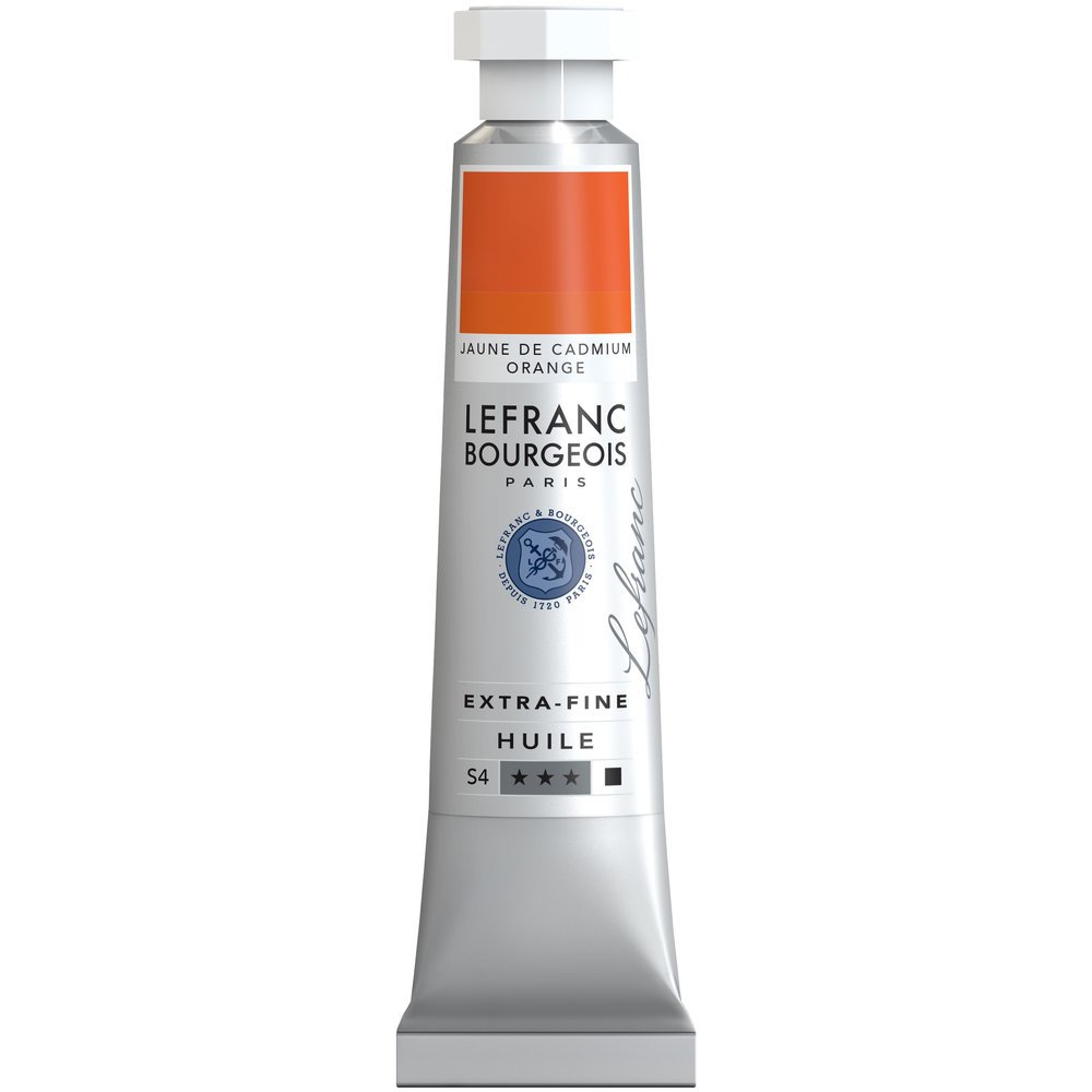 Lefranc & Bourgeois Extra Fine Lefranc Oil paints Artist Pigments, oil-based paint, Kadmiumgelb Orange, 20 ml — image 1