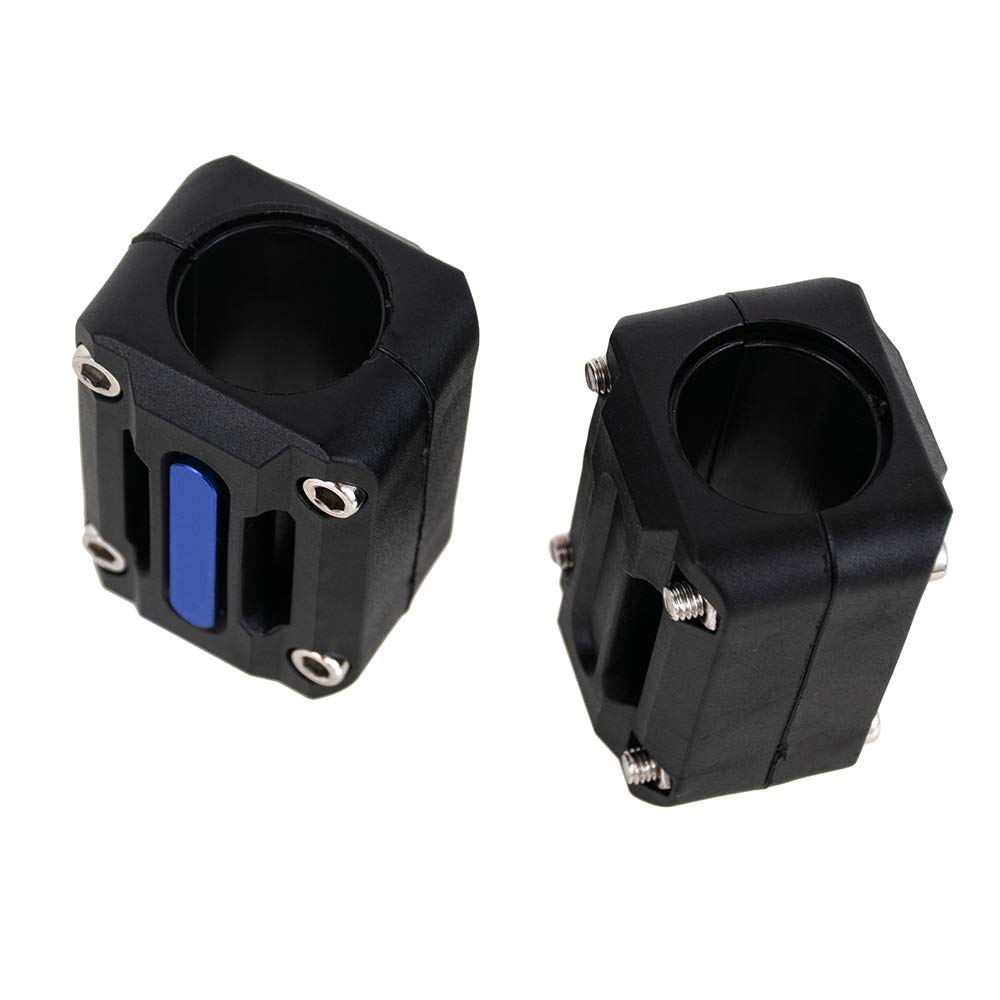 Blocchi paraurti moto, 22mm 25mm protezioni crash bar per NC700X, Africa Twin CRF1000L, 1290 Super Adventure, Tiger Explorer 1200, R1200GS, F800GS, Multistrada 950 (Blu)