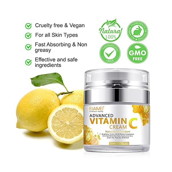 Vitamin-C-Intense-Night-Cream-Daily-Anti-Aging-Moisturizer-Cream-for-Face-Reduce-Appearance-of-Wrinkles-Fine-Lines-dark-circles-17FLOZ Vitamin C Intense Night Cream , Wrinkle Cream for Face with Retinol, Daily Anti Aging Moisturizer Cream for Face…