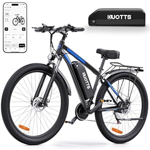 DUOTTS C29 Elektrische fiets voor volwassenen, 29 inch en mountainbike met afneembare accu met 48 V, 15 Ah en 250 W motor, professionele 21 versnellingen met lcd-display, elektrische fiets voor dames