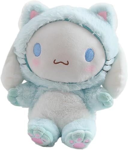Juguetes de peluche de personaje de gatito, lindos juguetes de peluche de felpa suave Kawaii anime almohada muñeca para cumpleaños, día de San