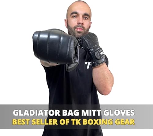Miniatura 4 de TK - Guantes de boxeo para gladiador, perfectos para fortalecer las manos, boxeo, kickboxing, MMA para hombres y mujeres