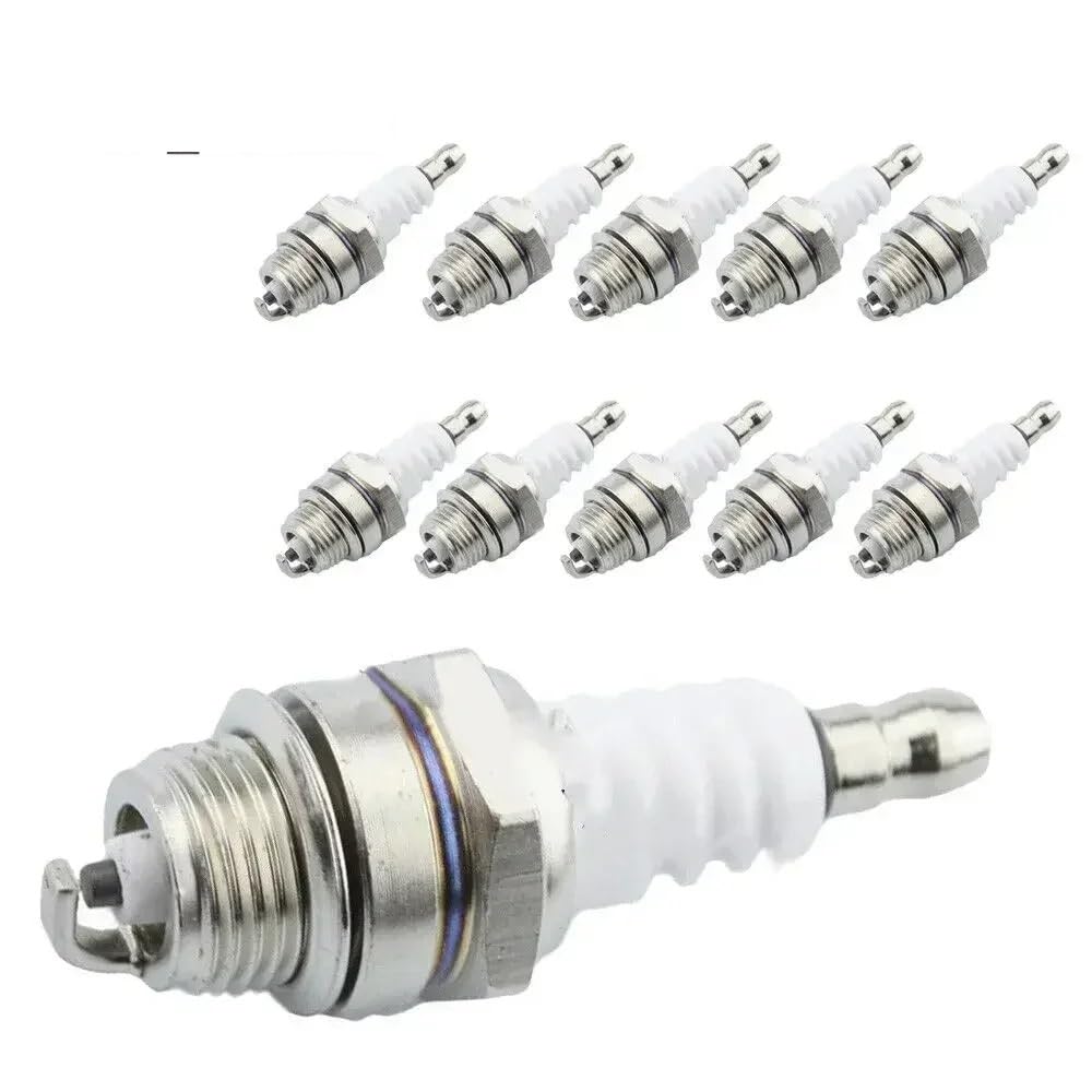 Reemplazar 10 bujías L7T aptas for cortacésped, Herramientas de Repuesto, setos, Equipo eléctrico de jardín Duradero.