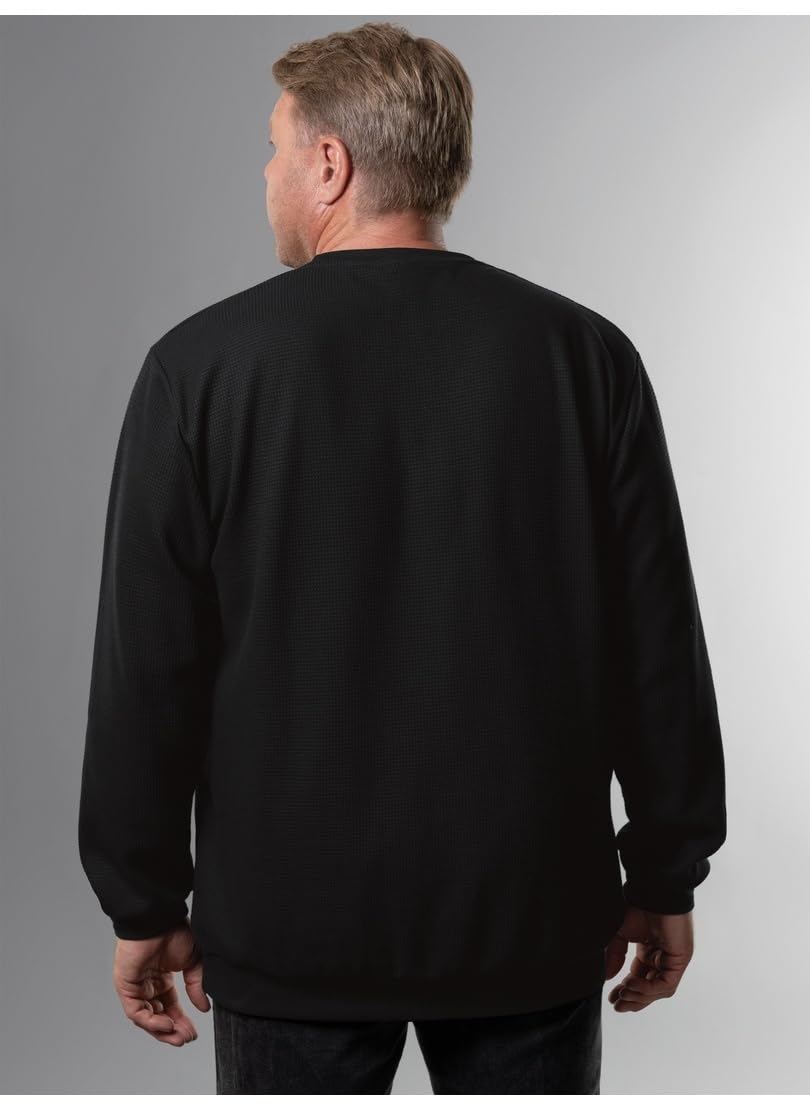 Trigema Sweatshirt in Waffeloptik