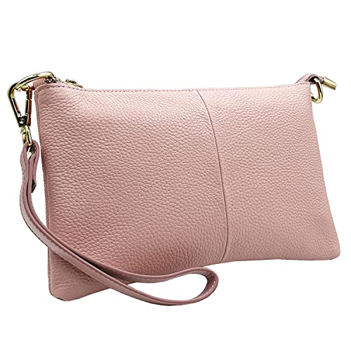 Image of Beurlike Leather Wristlet Wallet Clutch Purses For Women Small Crossbody Phone Bags