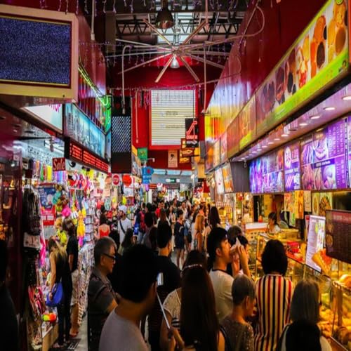 Neon lights on Bugis Street