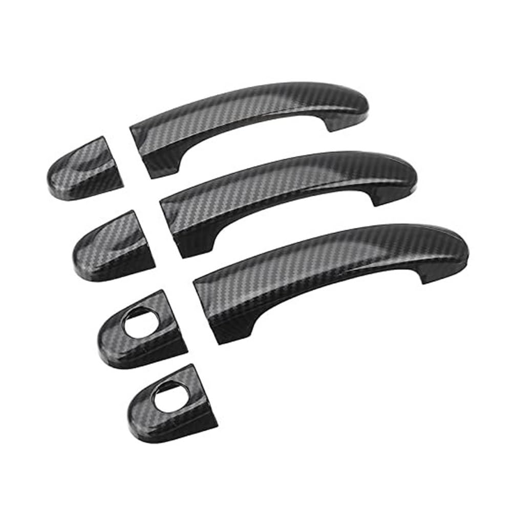 FLBZBLKASL Car Door Handle Cover for Vw for T5 Transporter 2003-2015 & for T6 2015+ External Trim Decor Right Handle