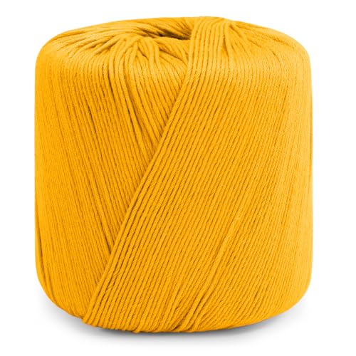 CAMAL Cotton Yarn, 1mm x 145 Yards, 8-Ply for...