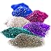 Fairy Dust - Original Fairy Dust Vials | Pixie Dust Glitter Powder From The Land of Sorralia | Multiple Colors Glitter | Decoration Gifts for Kids (Pink, Purple, Teal, White, Silver, Blue) (Pack of 6)
