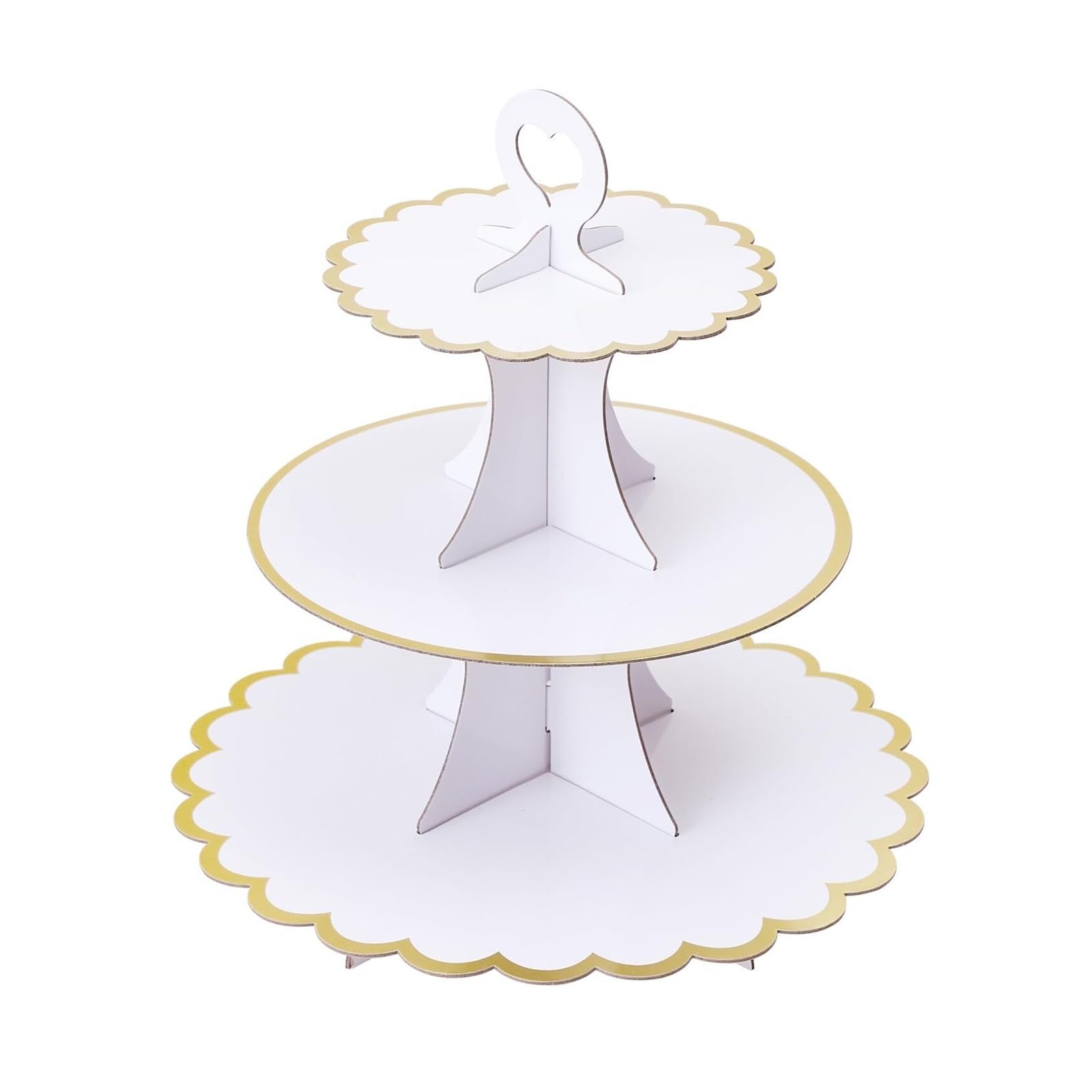 Ryckey Cake Stands 3-Tier Cupcake Stand Cardboard Cupcake Tower