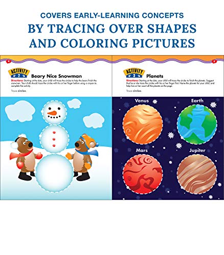 image for Brighter Child Big Skills for Little Hands® Trace Shapes Workbook—L
